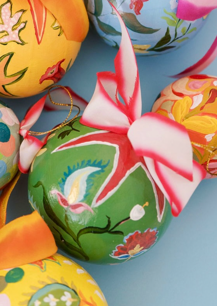 Nina Rosner for Fête Papier 3.5" Ornament 4 - GREEN
