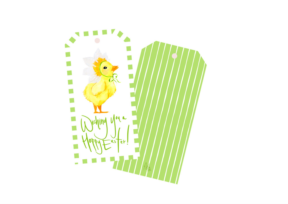 Nina Rosner for Fête Papier Chick Gift Tags