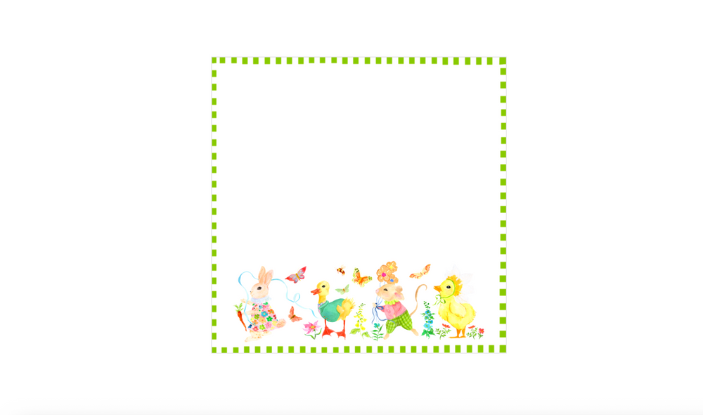 Nina Rosner for Fête Papier Spring Party Animals Notepad