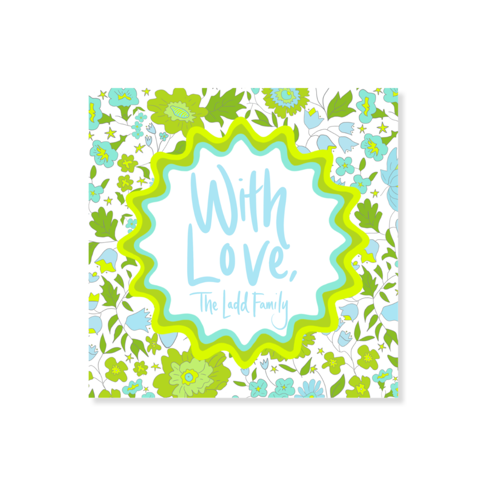 Summer In Bloom Gift Stickers
